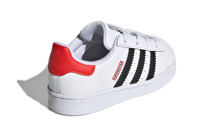 Кроссовки adidas originals Superstar Series Toddler Shoes TD Low-top White/Red/Black — фото 4