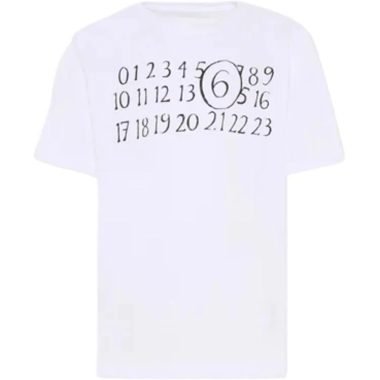 Футболка MM6 Maison Margiela детская белая