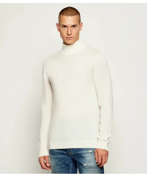 

Шерстяная водолазка Regular fit Karl Lagerfeld, белый