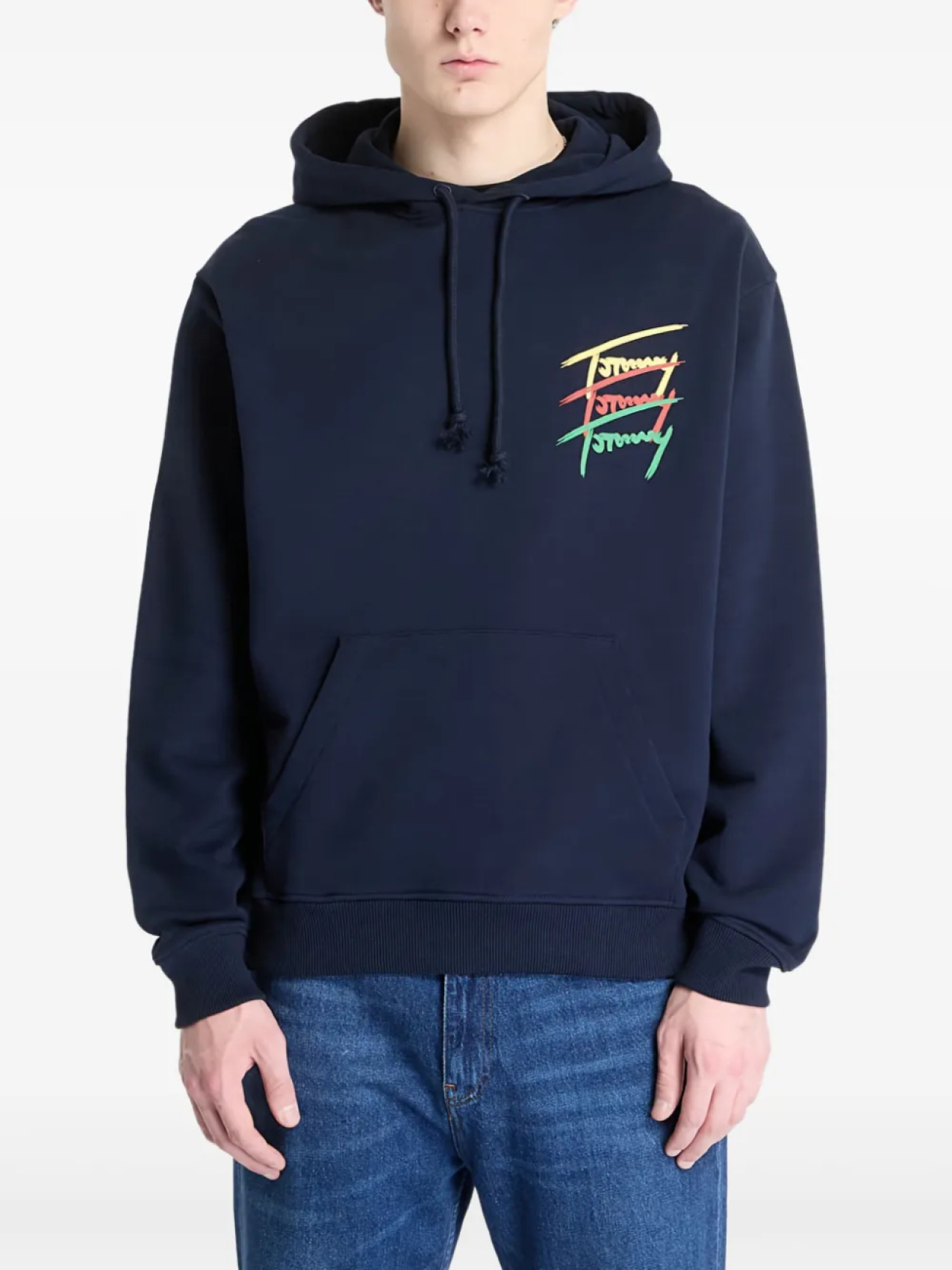 

Tommy Jeans худи с логотипом, синий