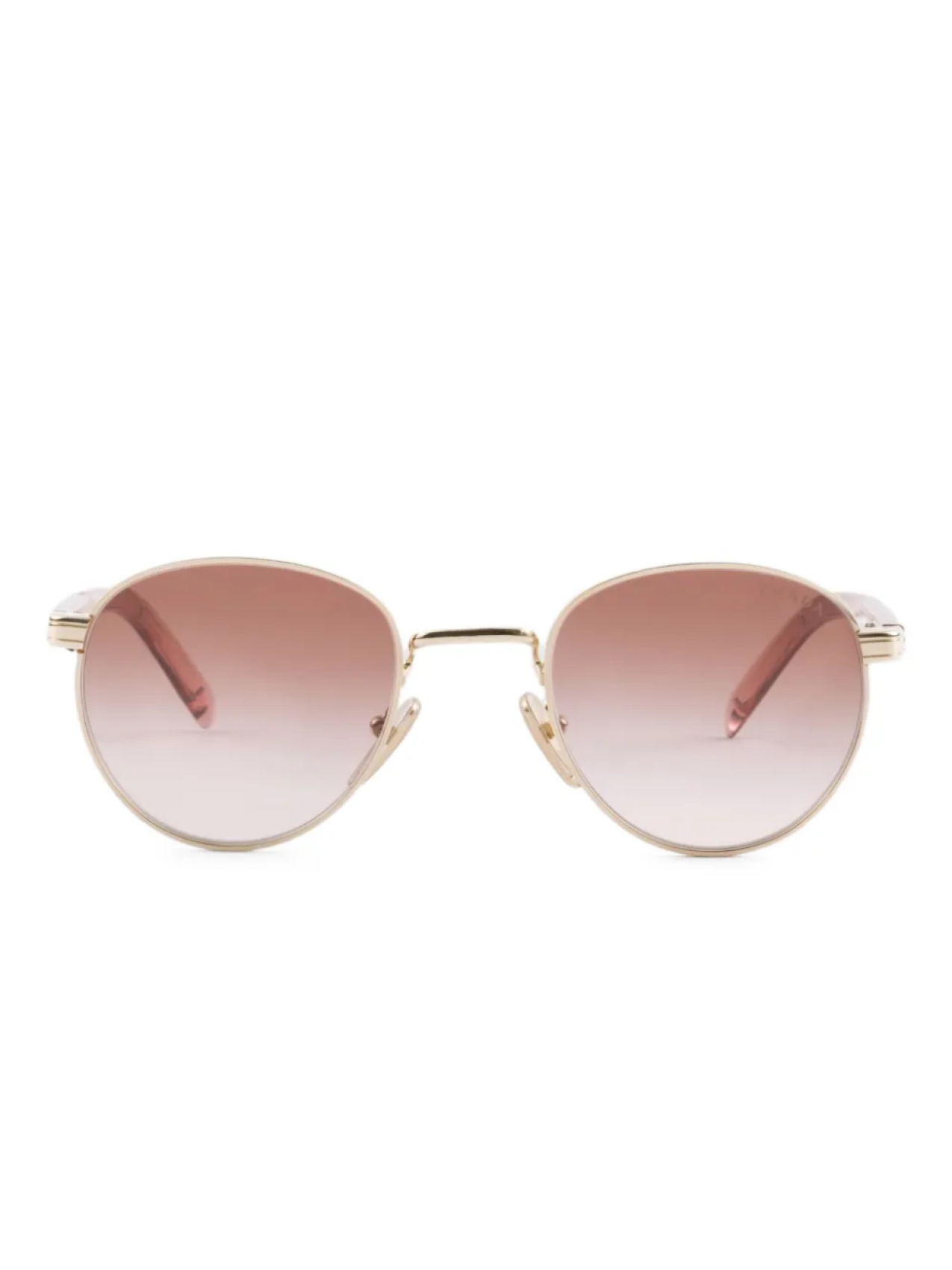 

Солнцезащитные очки с гравировкой логотипа Prada Eyewear, золотой