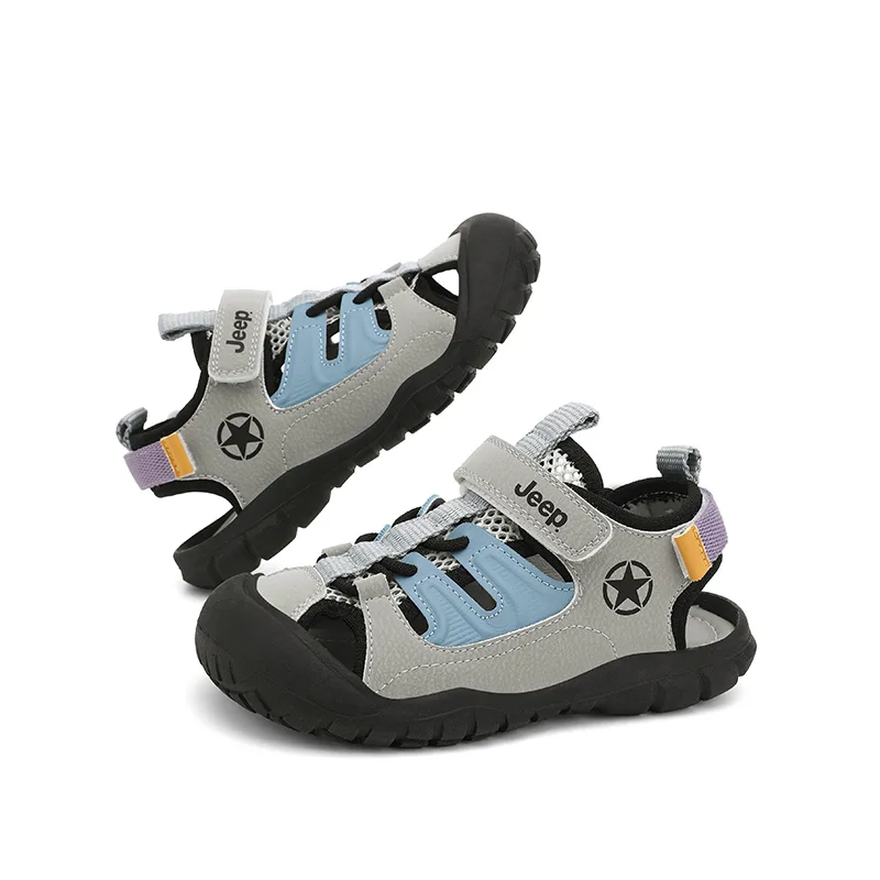 Детские сандалии Kids Jeep, Mystic Cloud Green/Mango Yellow — фото 3