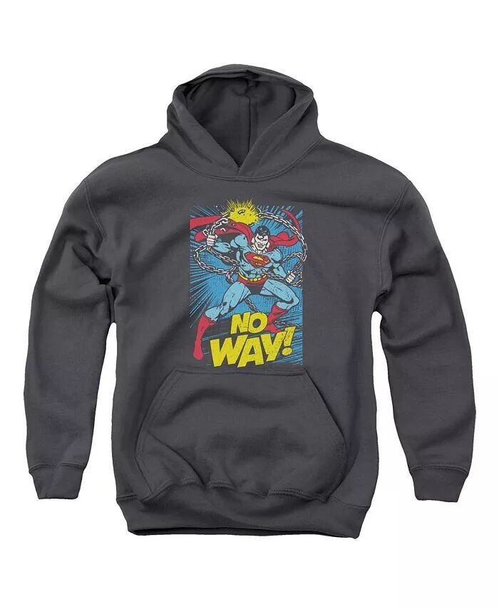 

Мальчики Молодежь No Way Pull Over Hoodie / Толстовка с капюшоном DC Comics, серый