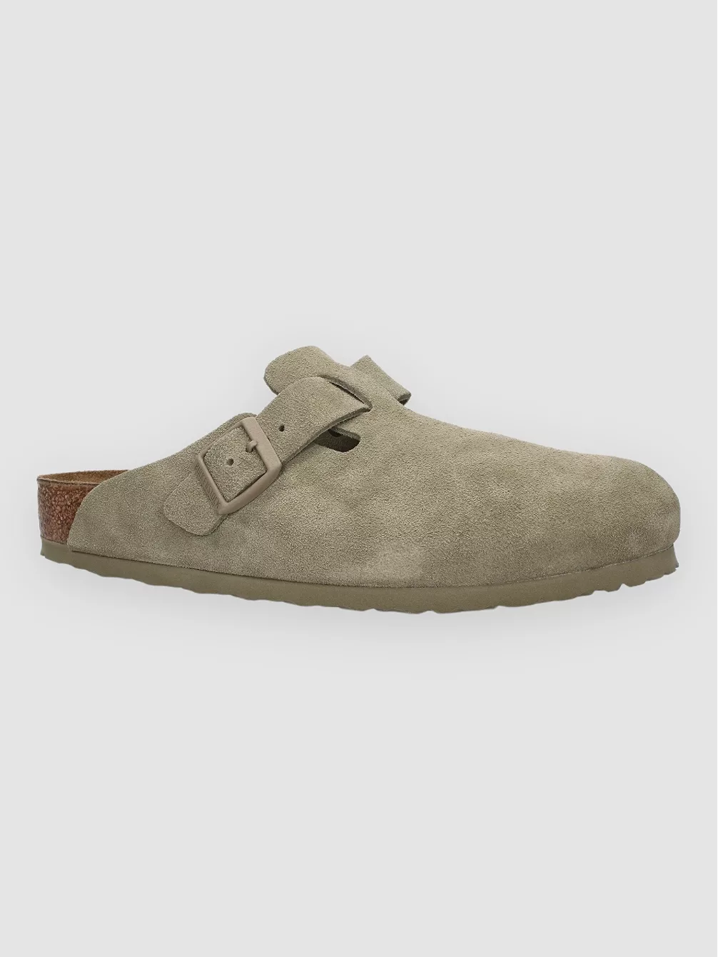 Бостонские замшевые кожаные сандалии Birkenstock, хаки