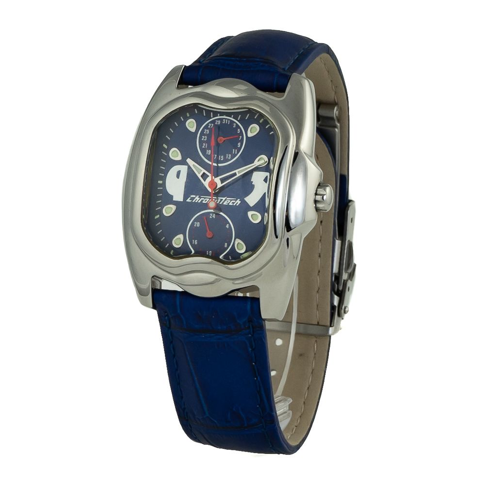 

Мужские часы Chronotech Leather, синий