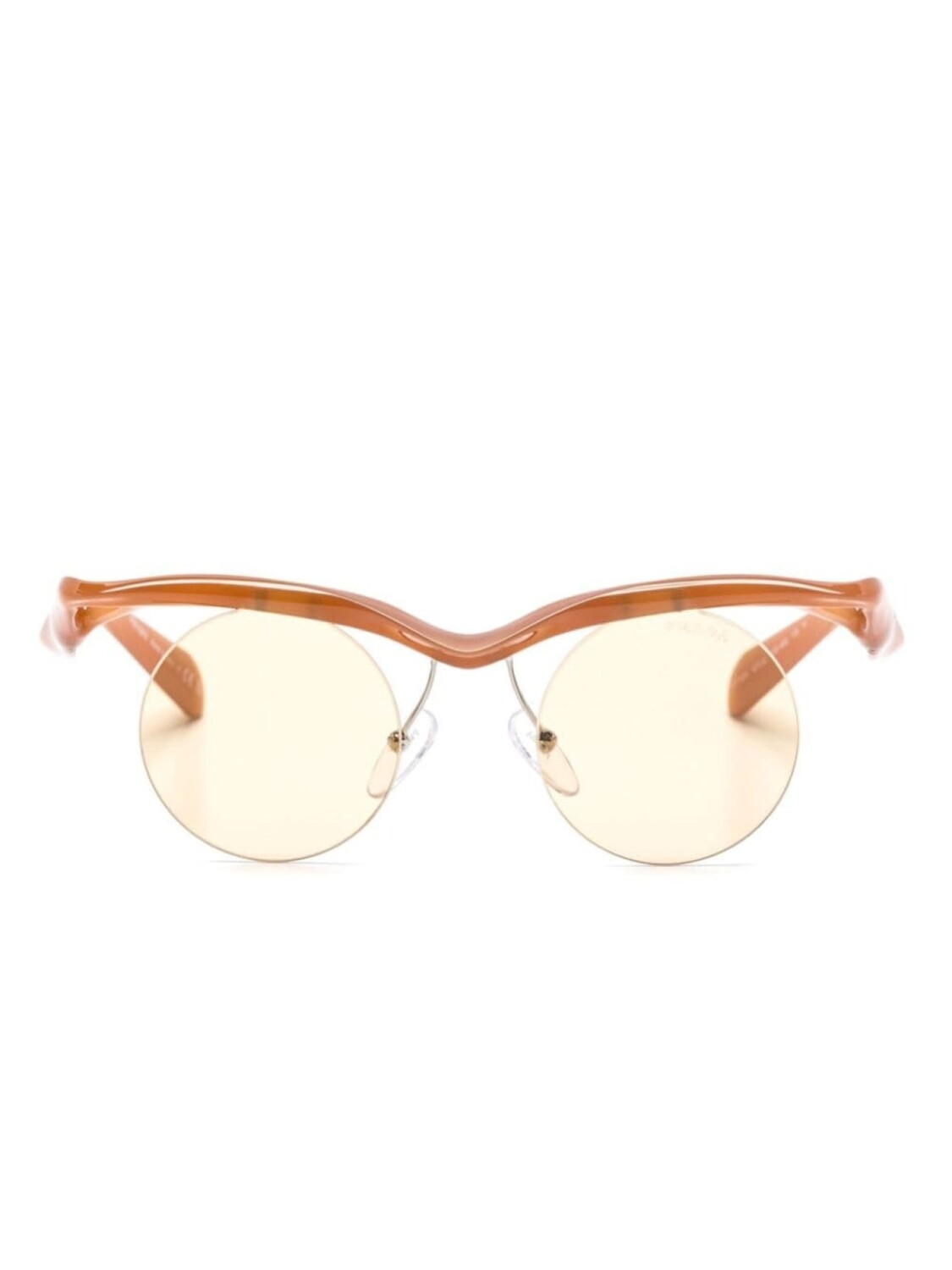 

Prada Eyewear солнцезащитные очки Morph, коричневый