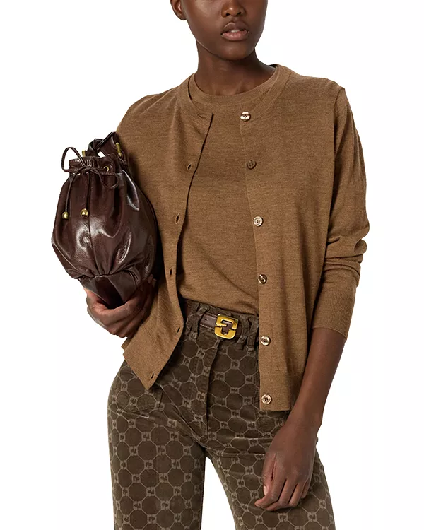 

Шерстяной кардиган Эстель Gerard Darel, бежевый