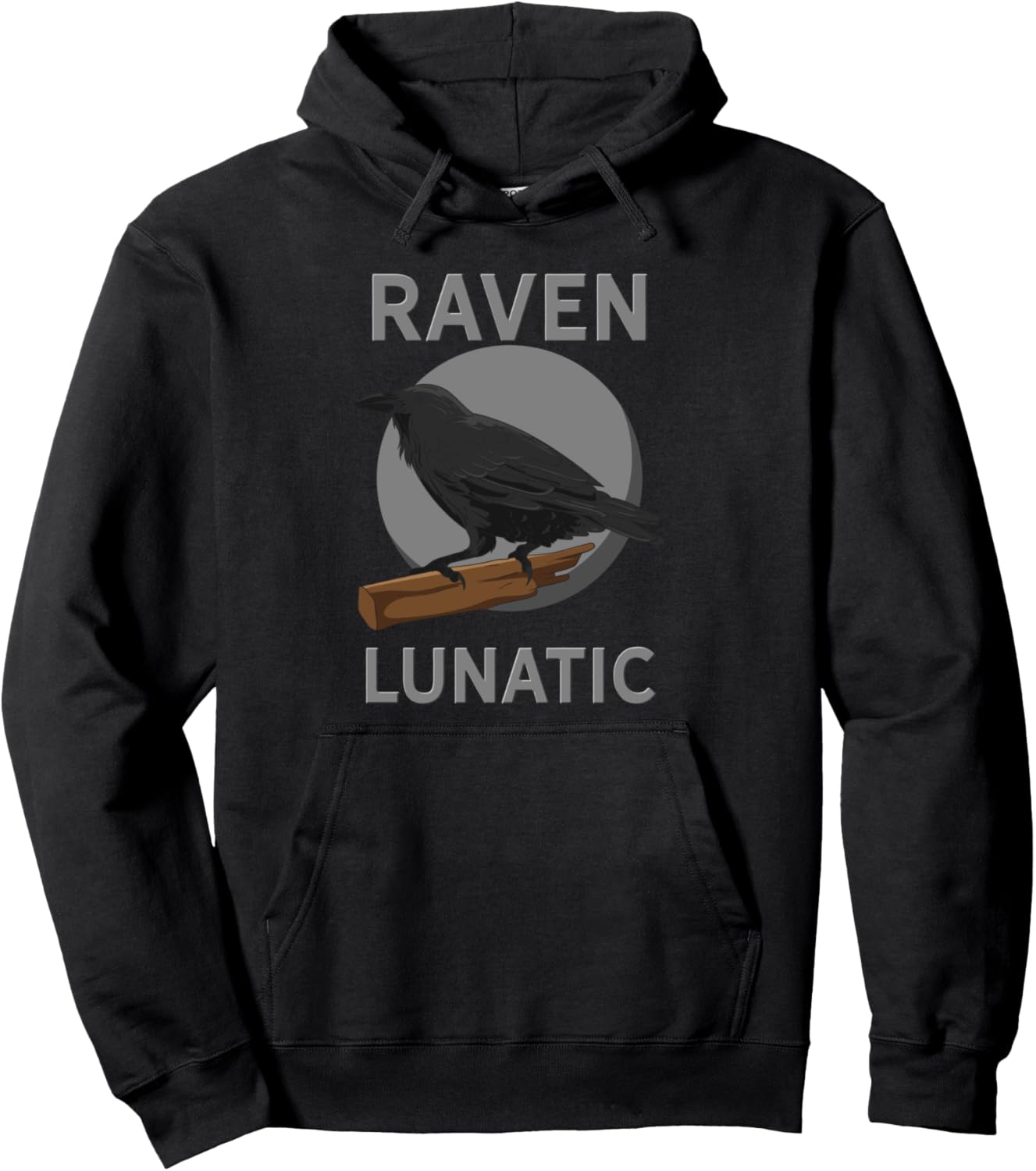 

Худи Raven Lunatic Gothic Эдгара Аллана По на Хэллоуин Fresan Raven Lunatic Black Crow Literary Birds, черный
