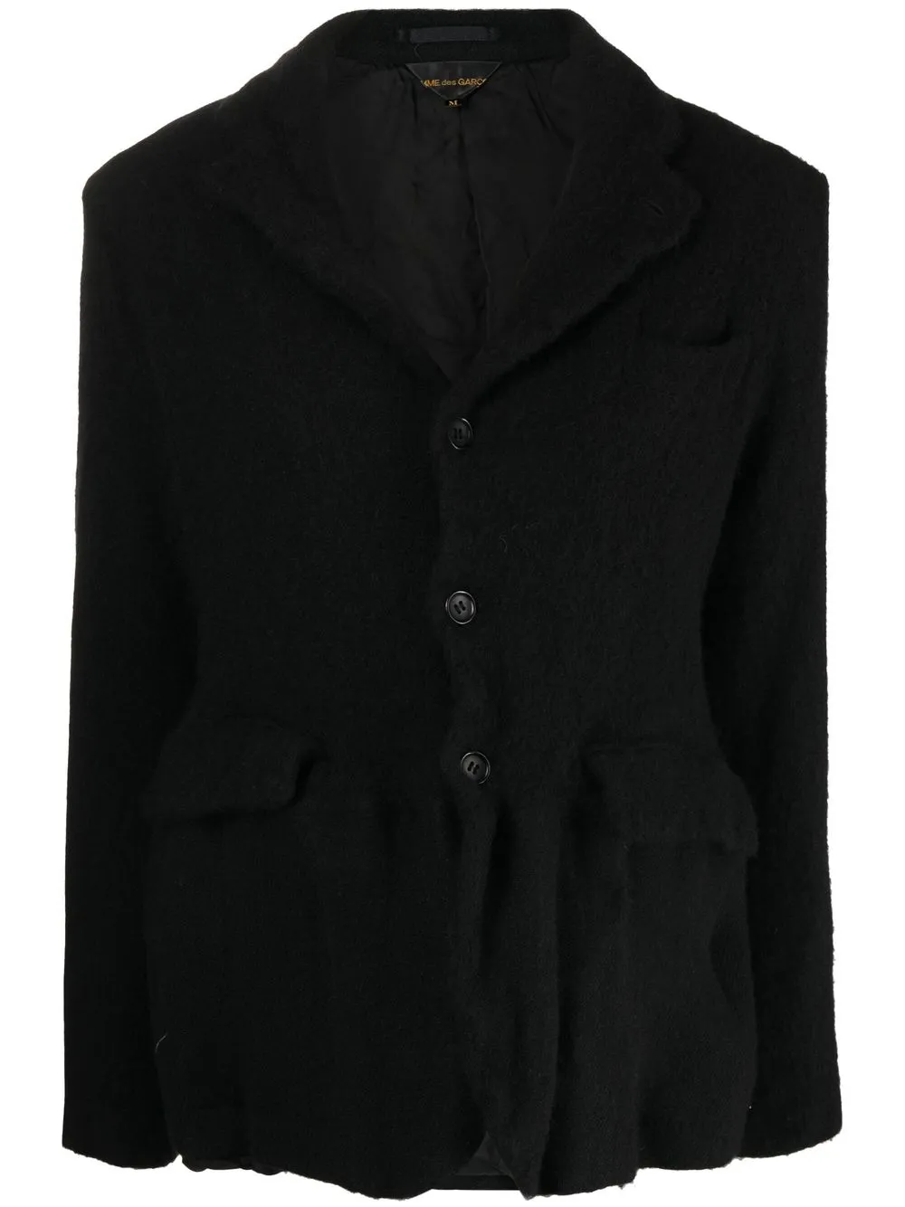 

Однобортный блейзер COMME DES GARCONS, черный