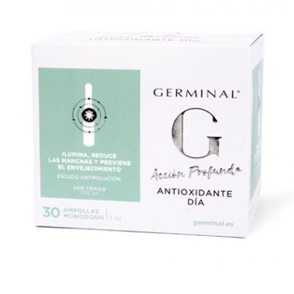

Крем для ухода за лицом Acción profunda antioxidante día ampollas Germinal, 30 х 1 мл