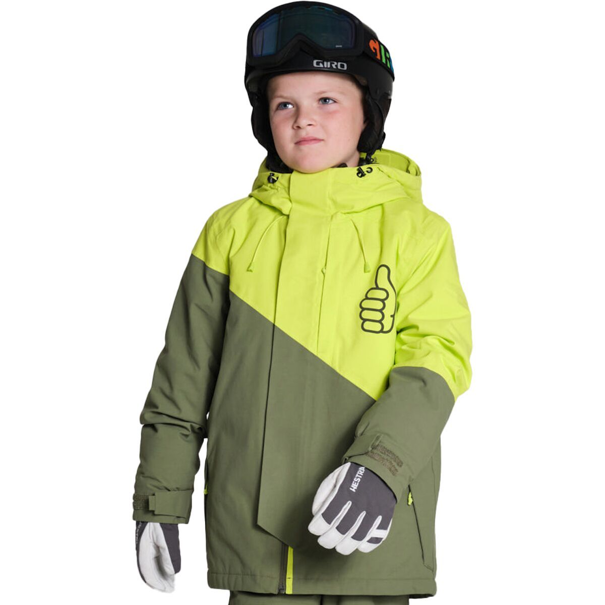 

Куртка Cano — детская Trew Gear, цвет lime punch