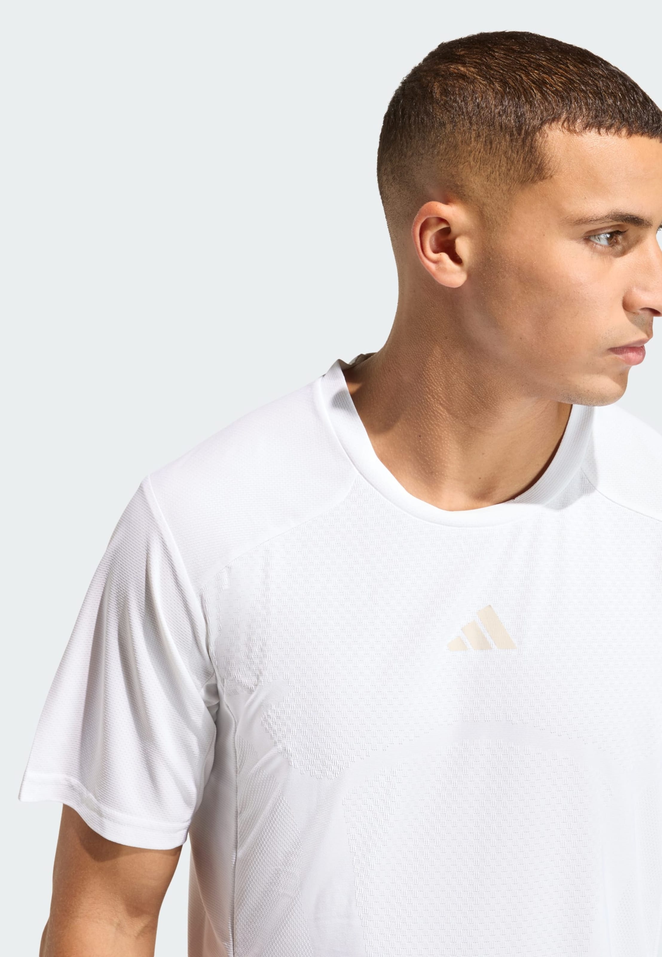 Adidas Performance Футболка Performance 'Climacool 3D' белого цвета — фото 4