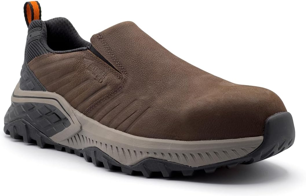 

Мужские ботинки Avenger Summit Trail с композитным носком - Нескользящие, промышленная обувь SD10 - ASTM F2413 Avenger Work Boots, темно-коричневый