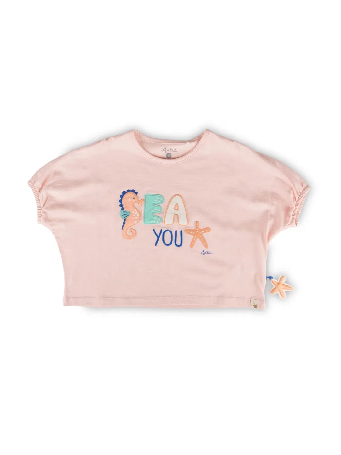 Футболка 'T-Shirt Sea You' Sigikid, Pink — фото 2