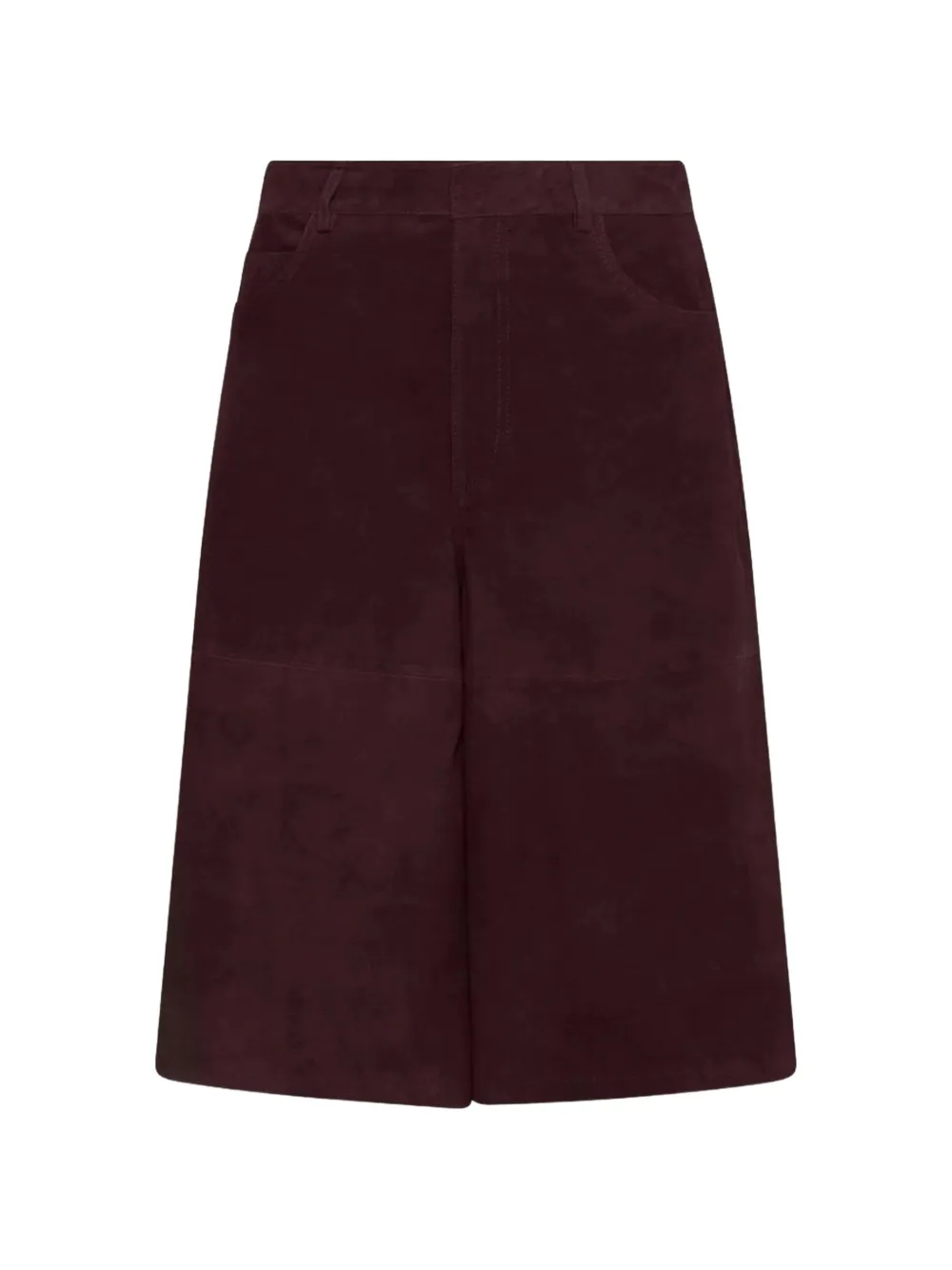 

Шорты из комбинированной кожи Marella, красный