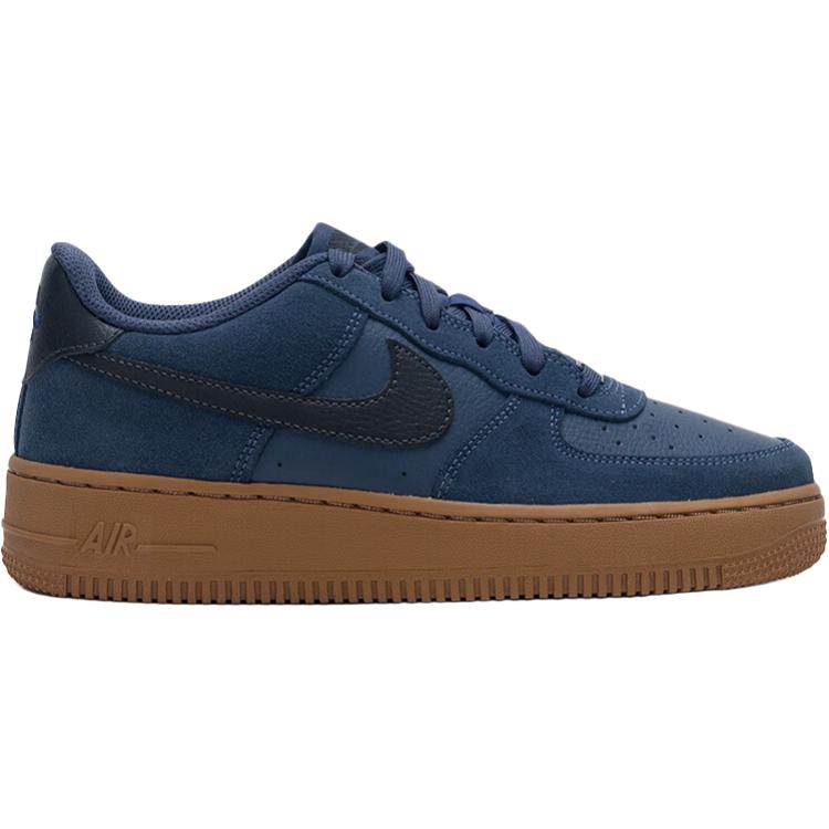 Nike Air Force 1 Low top детские скейтбординг кроссовки blue unisex — фото 3
