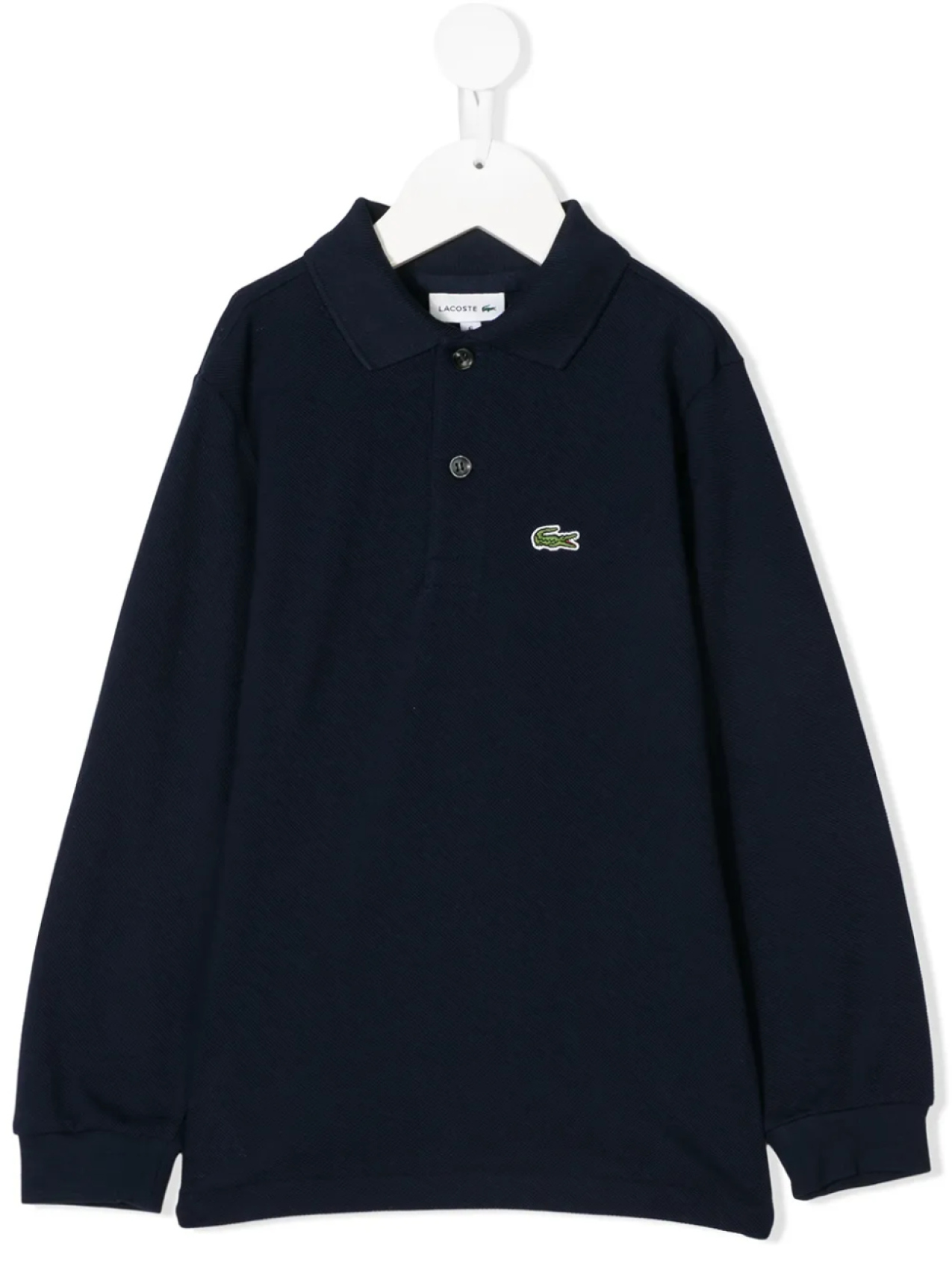 

Футболка-поло с нашивкой-логотипом Lacoste Kids, синий