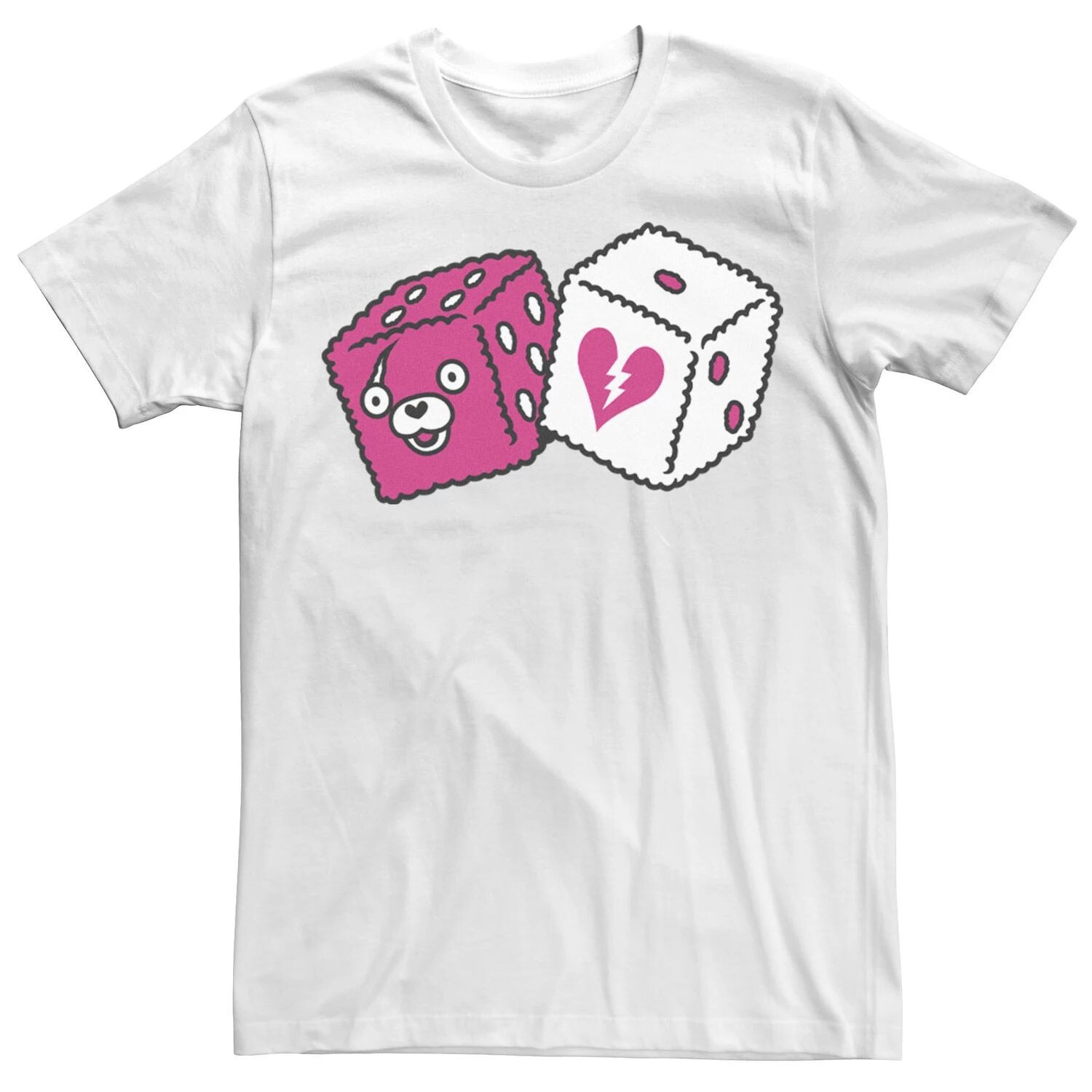 

Мужская футболка Fortnite Cuddle Dice Love Licensed Character
