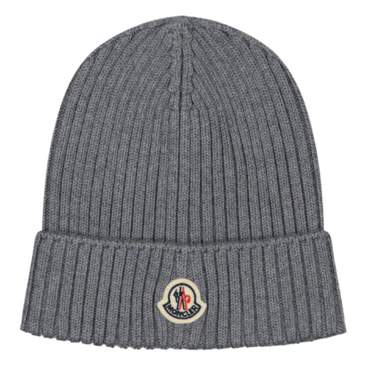 

Вязаная шапка с логотипом Moncler