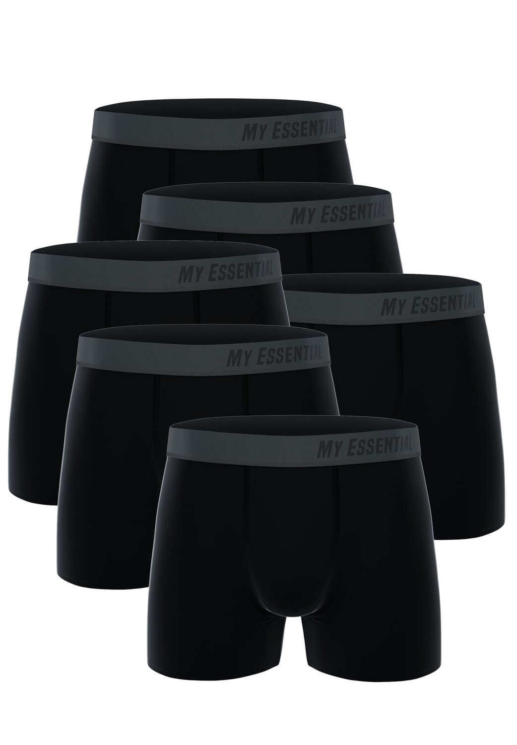 

Боксеры Unbekannt s My Essential 6 Pack s Cotton Bio, черный