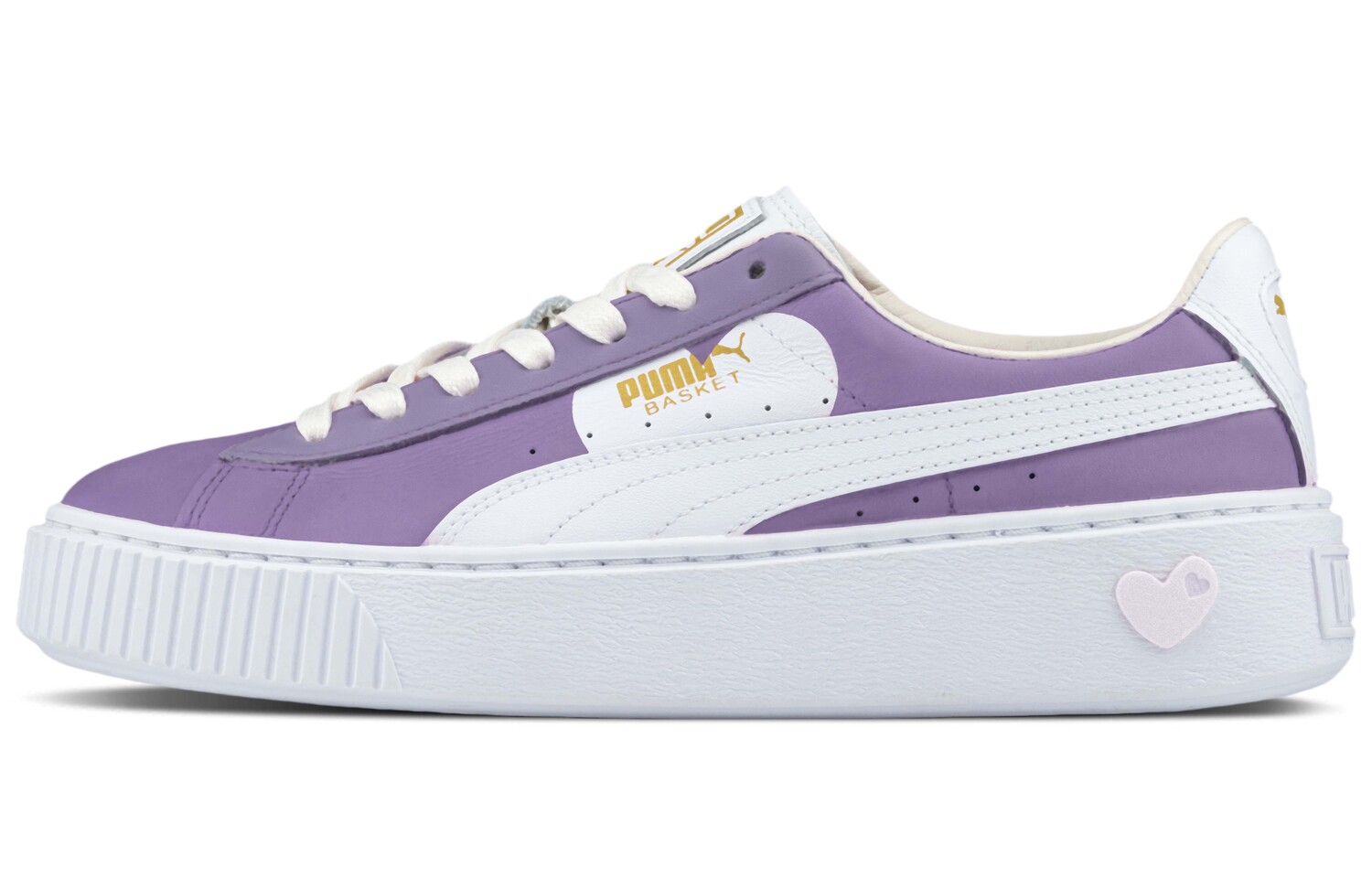 

Кроссовки Fenty Beauty X Puma Suede Skateboarding Shoes Women's Low-top Purple, фиолетовый