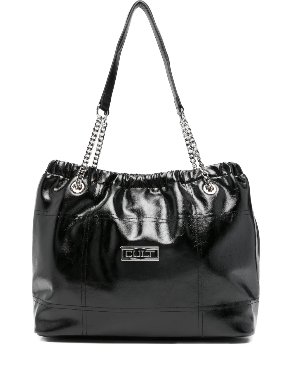 

Кожаная сумка-тоут Cult, черный