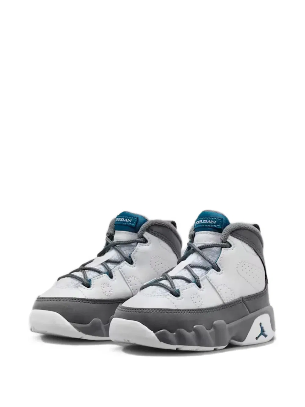 Кроссовки Air Jordan 9 Retro с перфорацией и высоким верхом Jordan Kids, белый