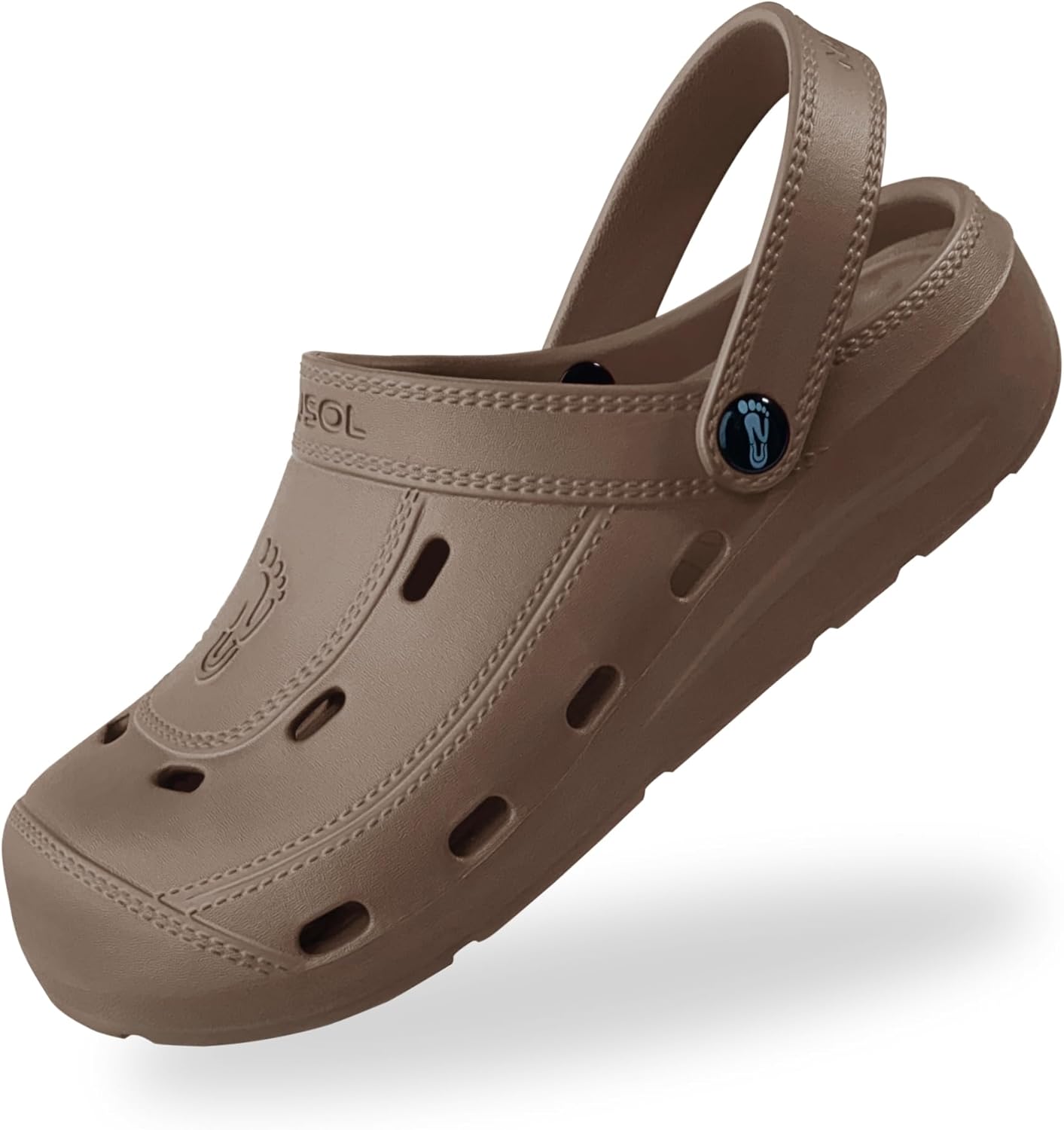 

Унисекс сабо NUUSOL McCall, легкая обувь из пены EVASOL, бронзовый