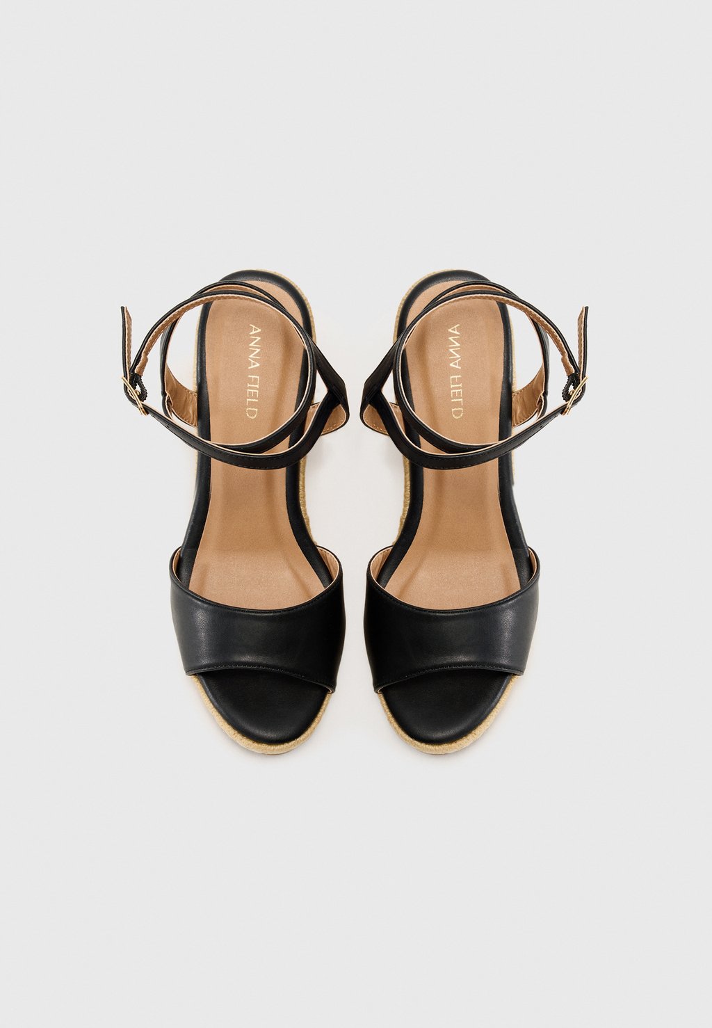 Босоножки на танкетке Anna Field by Zalando, черный — фото 4