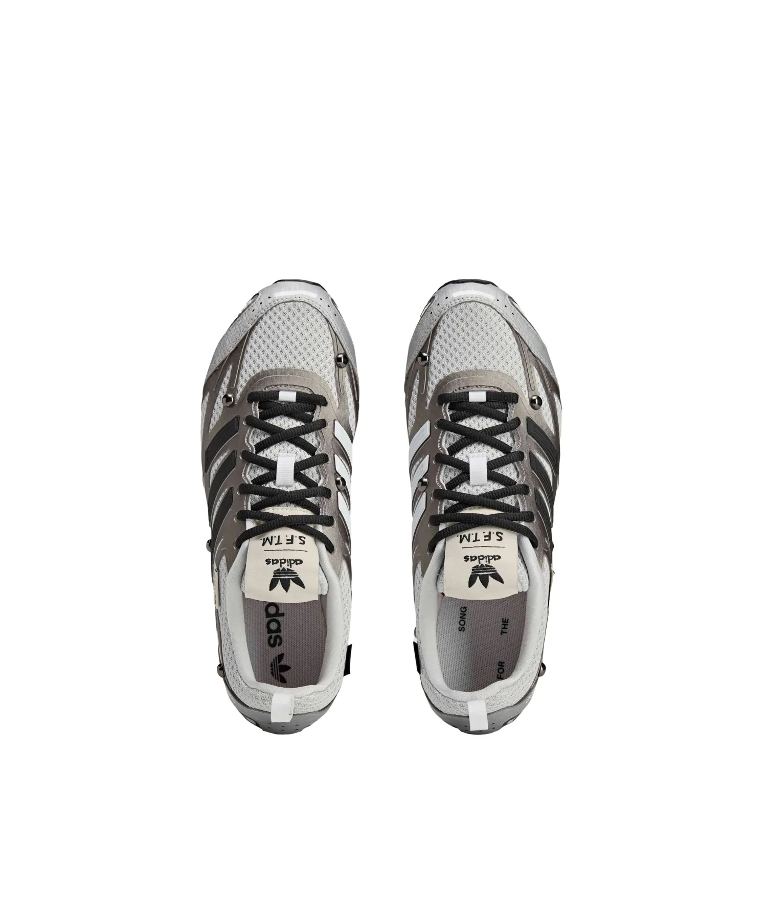 Унисекс кроссовки из синтетической кожи Adidas ADIZERO PR SFTM серебряные