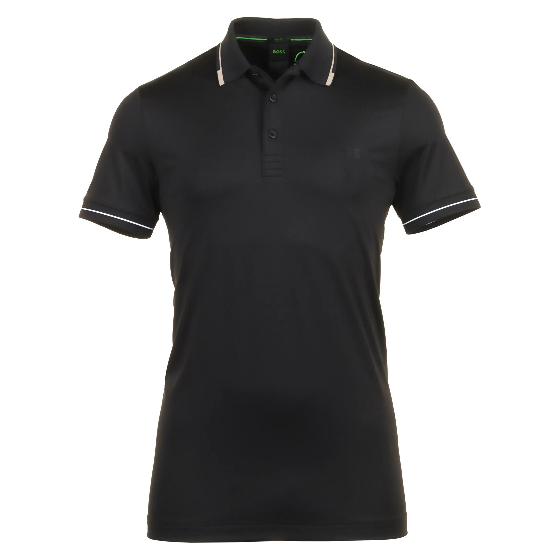 

Мужская рубашка-поло Hugo Boss Paul Pro с коротким рукавом, черная