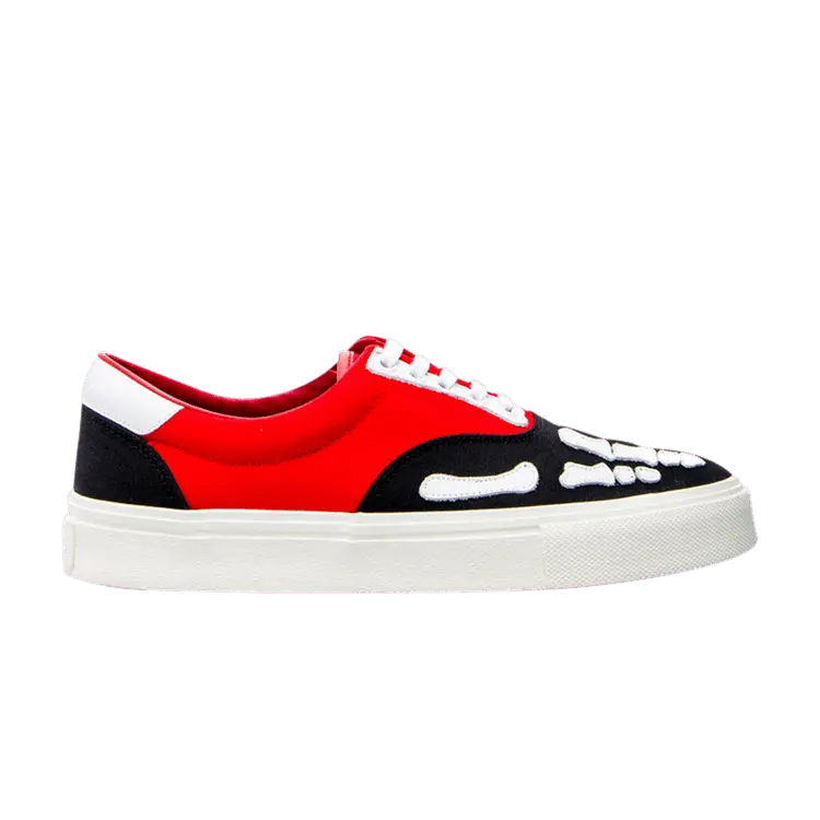 

Кроссовки Amiri Skel Toe Lace Up Black Red, красный