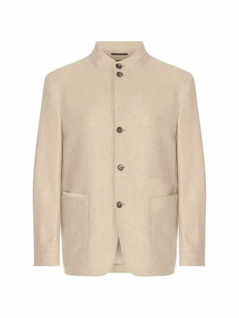 

Кашемировая куртка Il Conte Zegna, бежевый