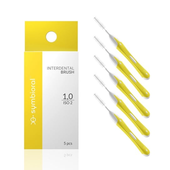 

Желтые конические межзубные очистители Symbioral, Interdental 1.0/ISO 2 -