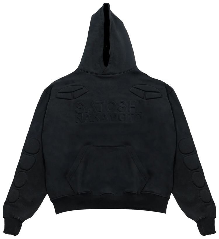 

Худи Satoshi Nakamoto Moto Hoodie 'Black', черный