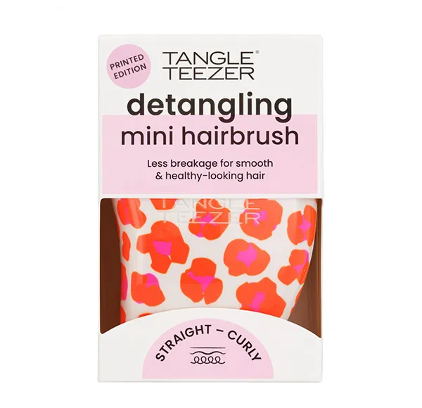 

Щетка для распутывания волос с животным принтом Mini Straight Curly Tangle Teezer, 1 UD