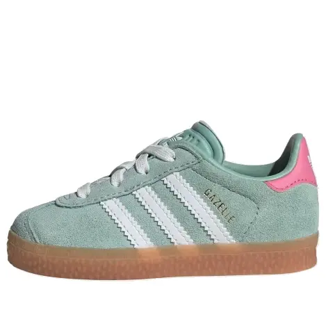 

Кроссовки gazelle 'hazy green white pink' Adidas, зеленый