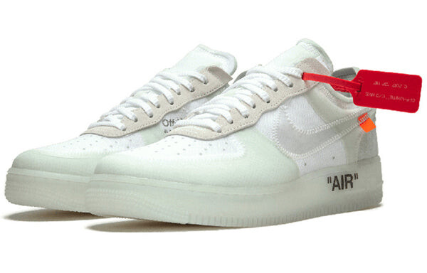 Кроссовки x off white air force 1 low Nike, белый — фото 2
