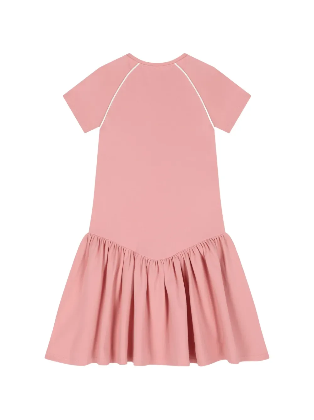 Платье с короткими рукавами и оборками Guess kids, розовый — фото 2