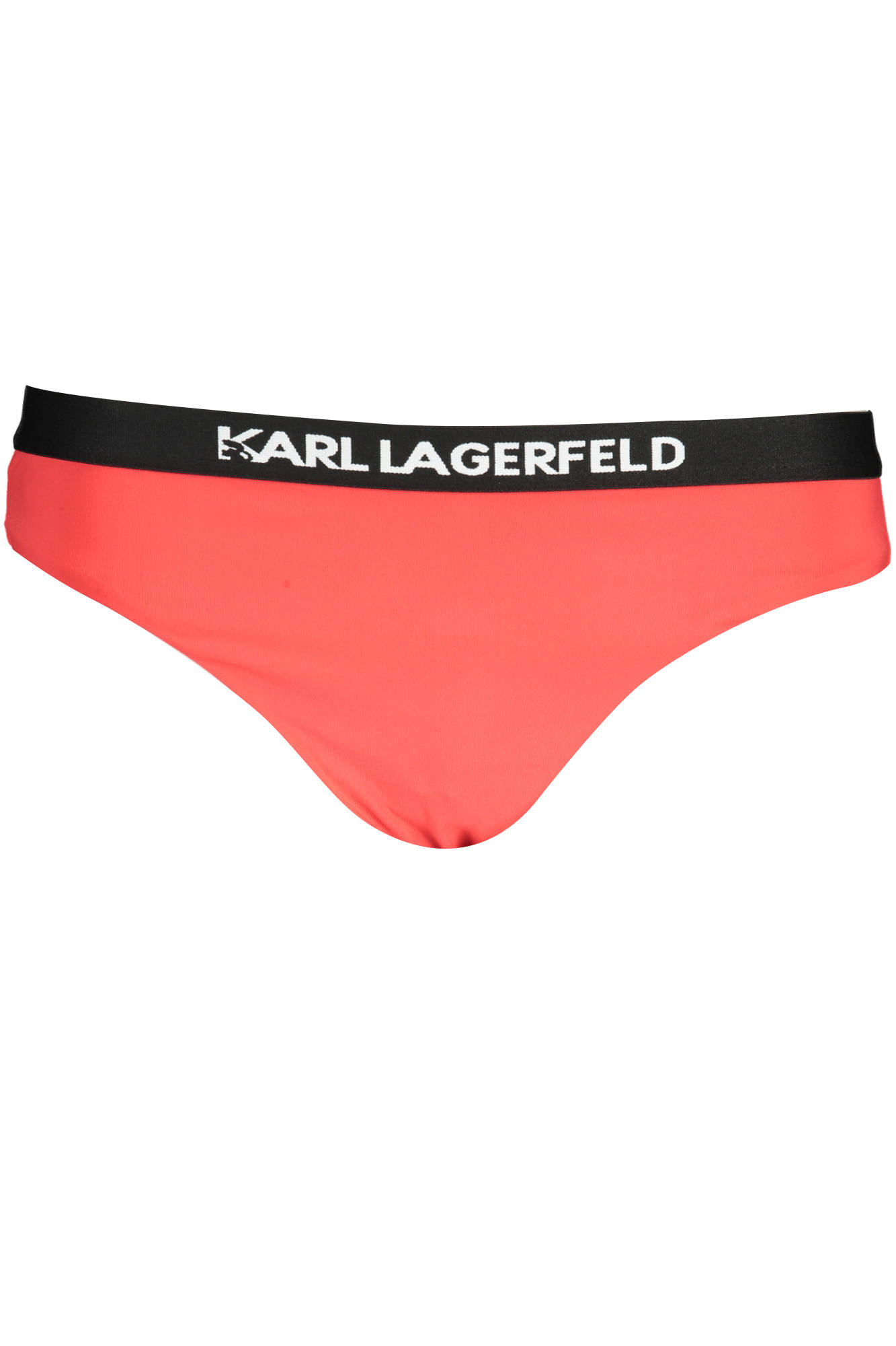 

Плавки женские Karl Lagerfeld Beachwear пляжные с контрастным декором, красный/черный