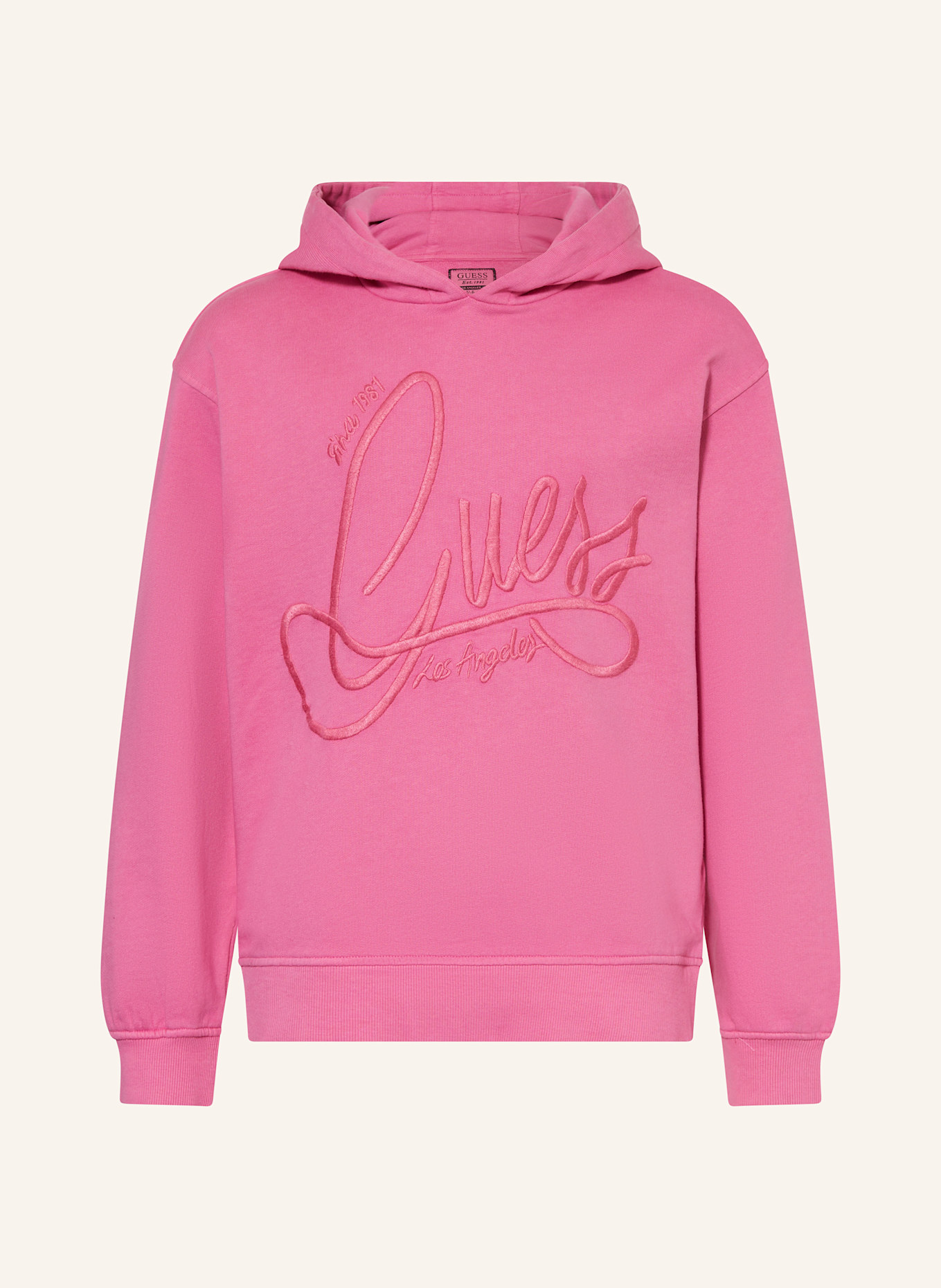 

Толстовка большого размера Guess, розовый