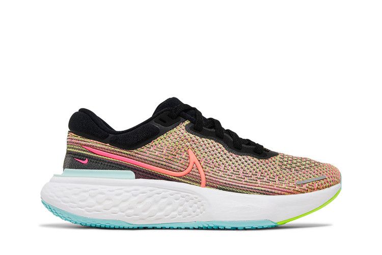 Кроссовки Nike Wmns ZoomX Invincible Run Flyknit 'Volt Bright Mango', желтый — фото 2
