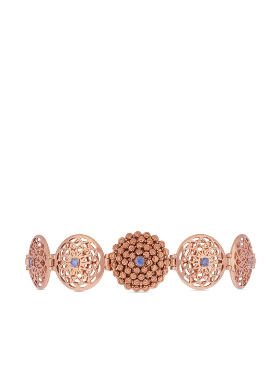 

Кольцо Mimosa из розового золота с сапфиром Officina Bernardi, розовый