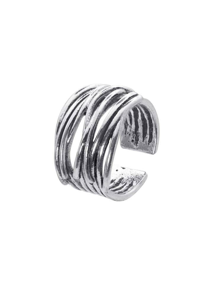 

Steel_Art Кольцо на палец Ларс, серебристого цвета, полированное