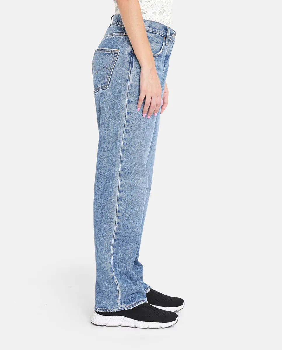 Женские джинсы 501 90-х годов длиной до щиколотки Levi's, синий — фото 4