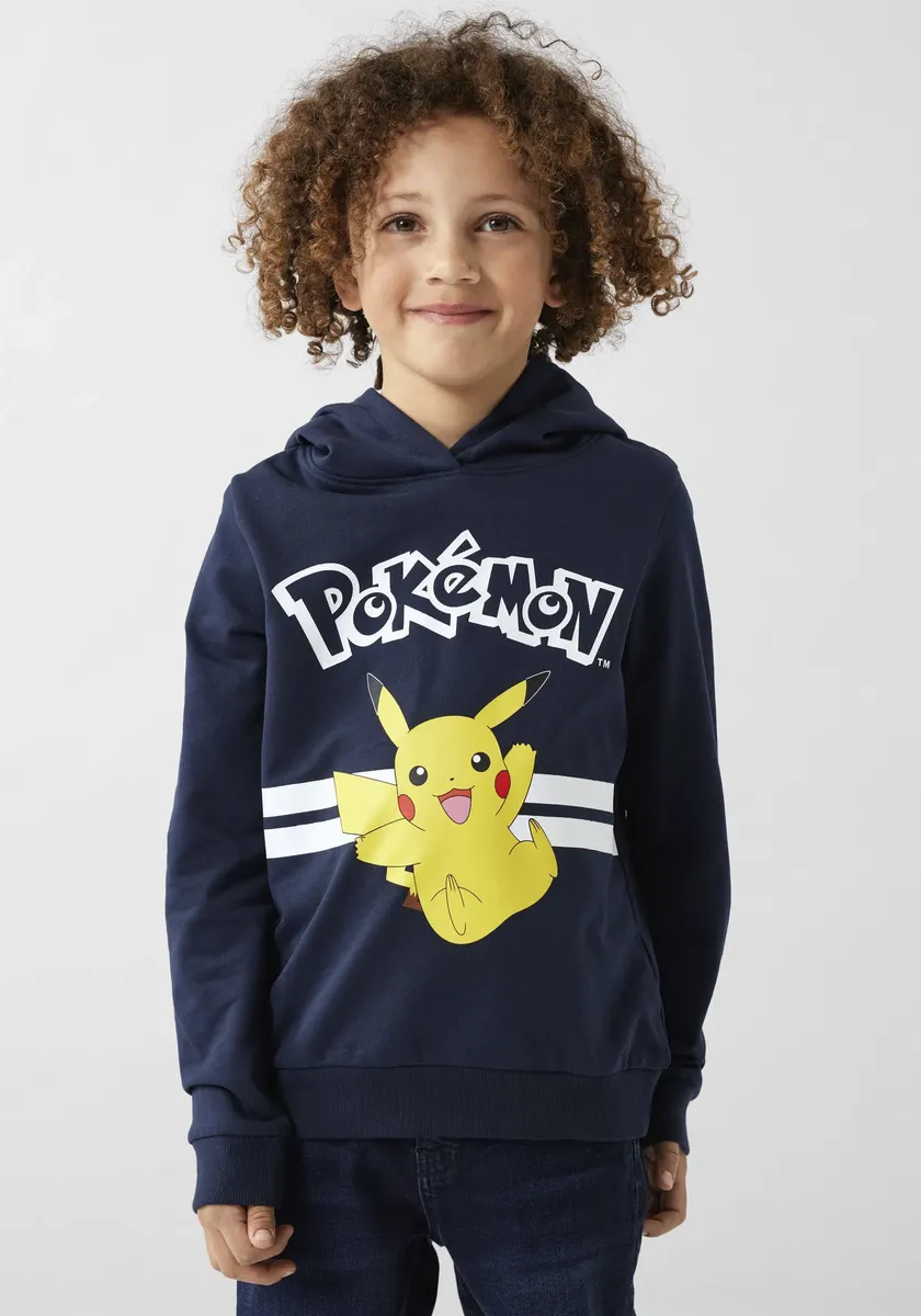 

Толстовка с капюшоном Name It "NKFJU POKEMON BOXY SWEAT WH BRU NOOS SKY", цвет Dark Sapphir