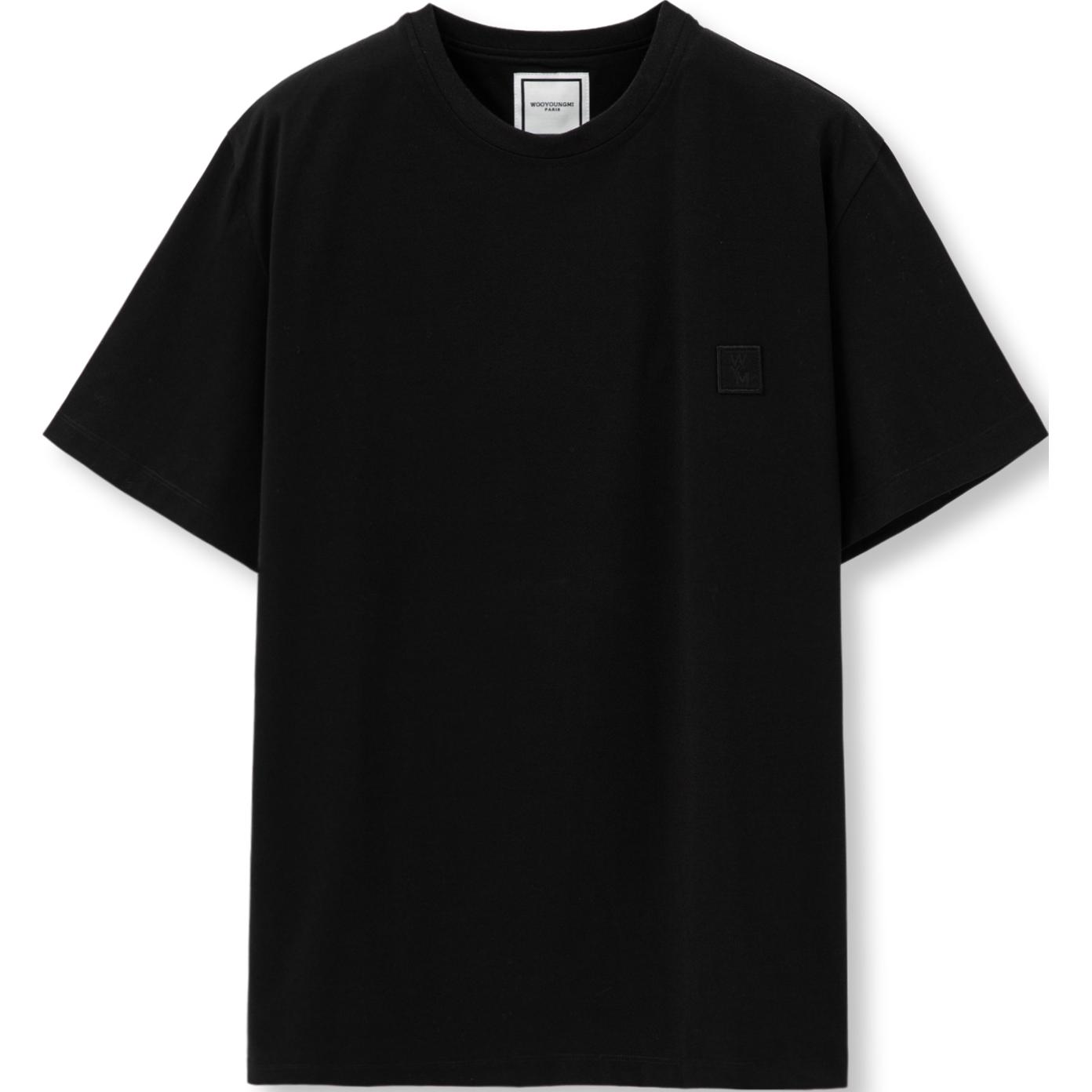 

3D Коралловая футболка WOOYOUNGMI, черная