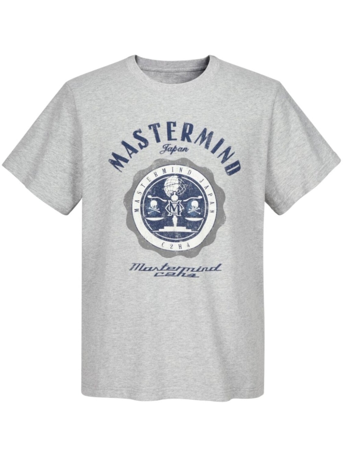 

Футболка с логотипом Mastermind Japan x C2H4, серый