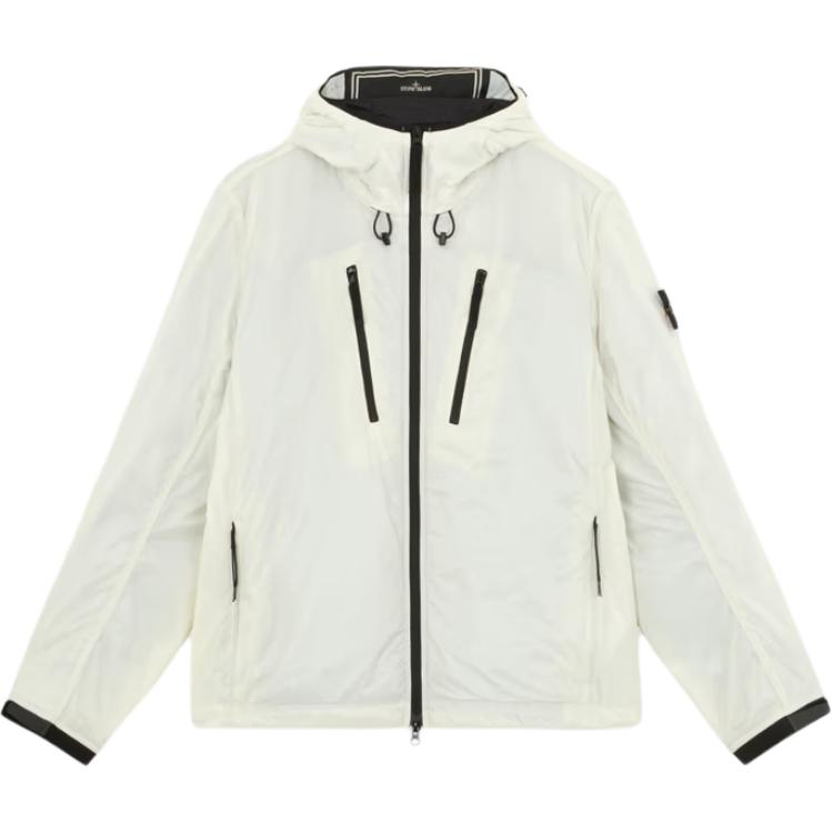 

STONE ISLAND Куртка-компас на молнии, Ecru