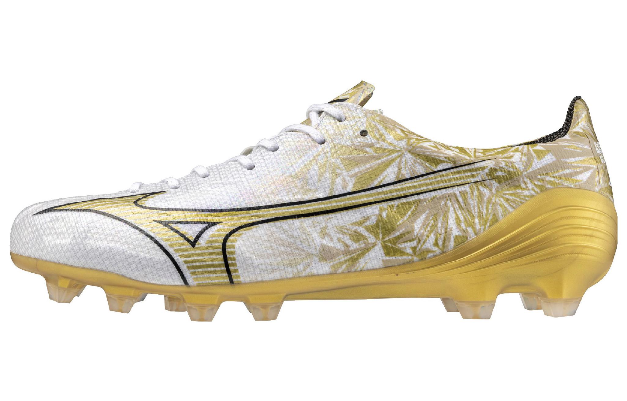 

Mizuno Alpha Футбольная обувь унисекс, White/Gold